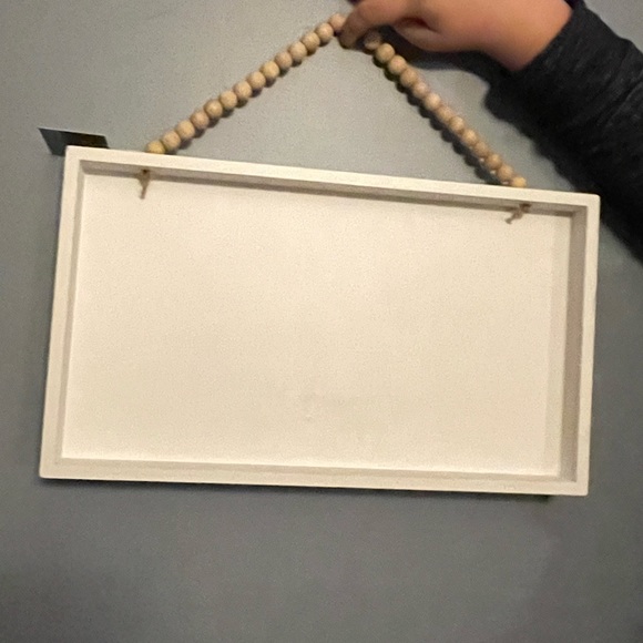 Blank wood sign with beaded handle - Picture 3 of 4